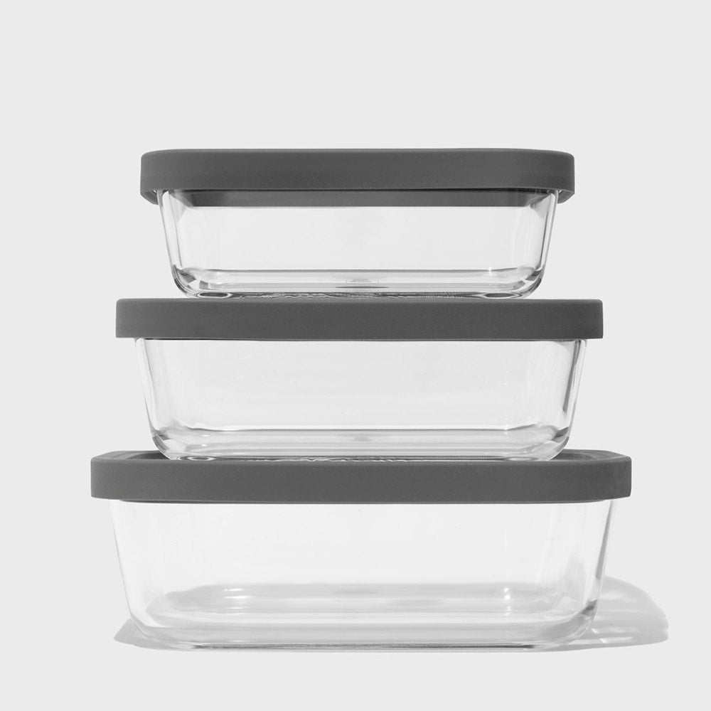 Rubbermaid Premier Food Storage Container Set (12 Pieces), Grey