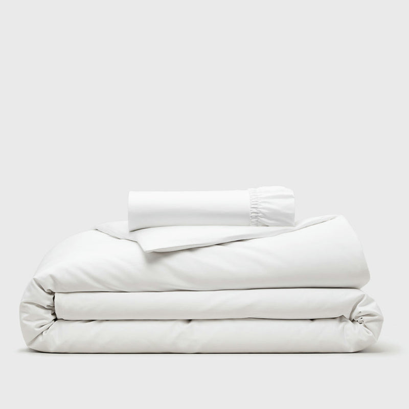 Organic Queen Duvet Cover and Fitted Sheet Set – Public Goods