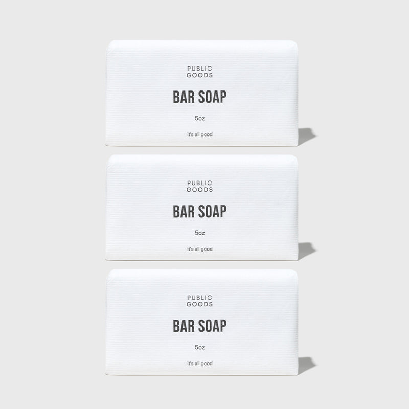 Public Goods Bar Soap (3-pack)