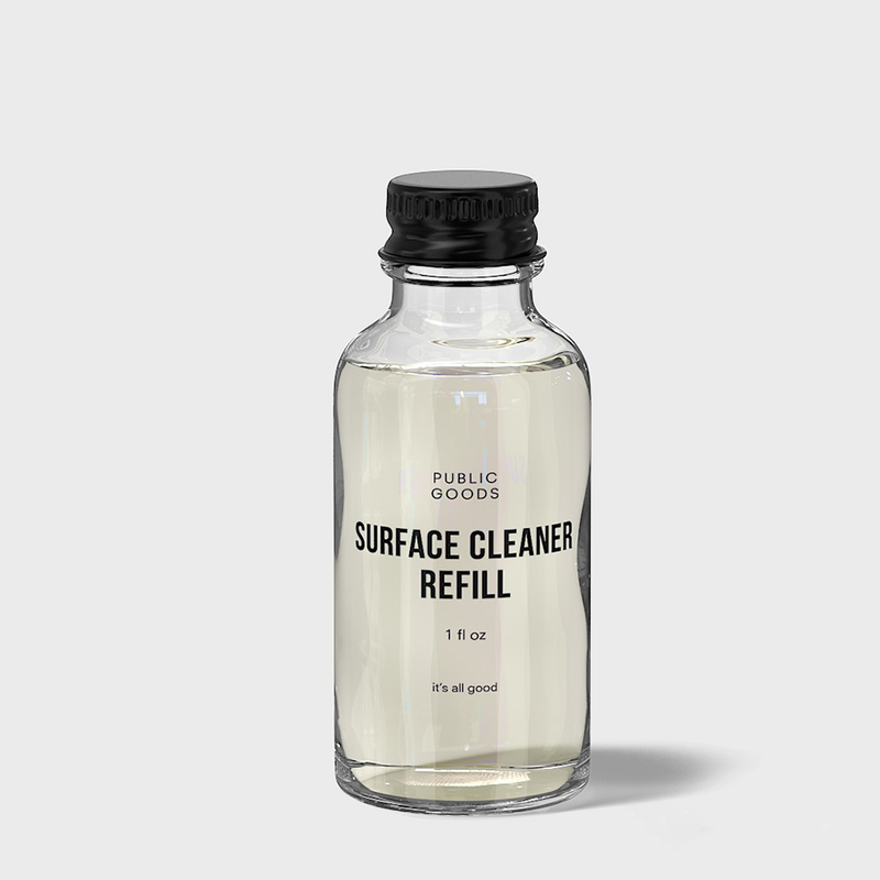 Public Goods Household Multi-Surface Cleaner Refill - Glass Bottle