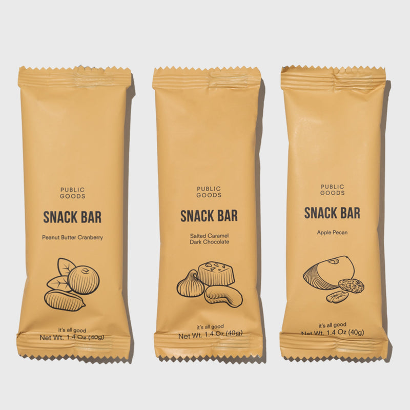 Public Goods Assorted Snack Bars 6pk