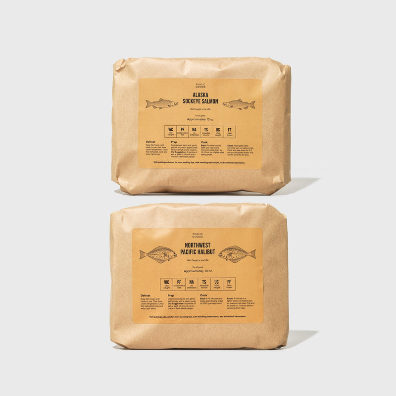 Public Goods Halibut & Salmon Pack