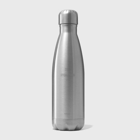 NEW Ideology 12NYC Water Bottle Silver Stainless Steel 12 Oz