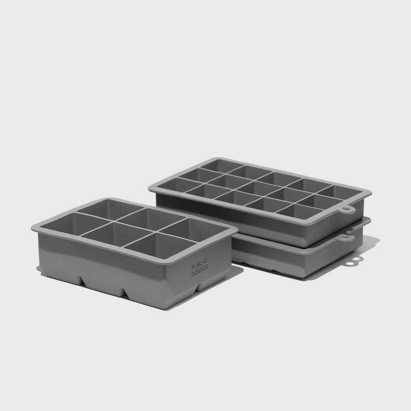 Ice Cube Tray, 1 Pc Silicone Ice Cube Trays, 8 Ice Cubes, Large Square Ice  Cube
